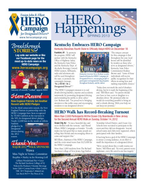 HERO Happenings Spring Newsletter