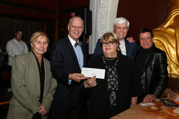 Pictured left to right are MBCA Executive Director Gary Hill; Atlantic City Mayor Don Guardian; HERO Campaign Co-Chairmen Bill and Muriel Elliott, and MBCA President John Schultz.