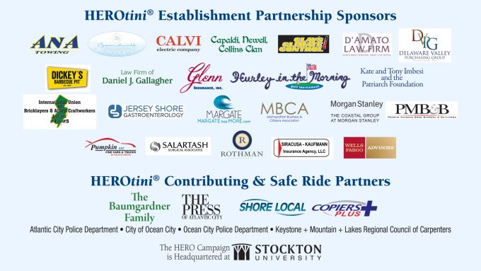HEROtini Establishment Partnership Sponsors